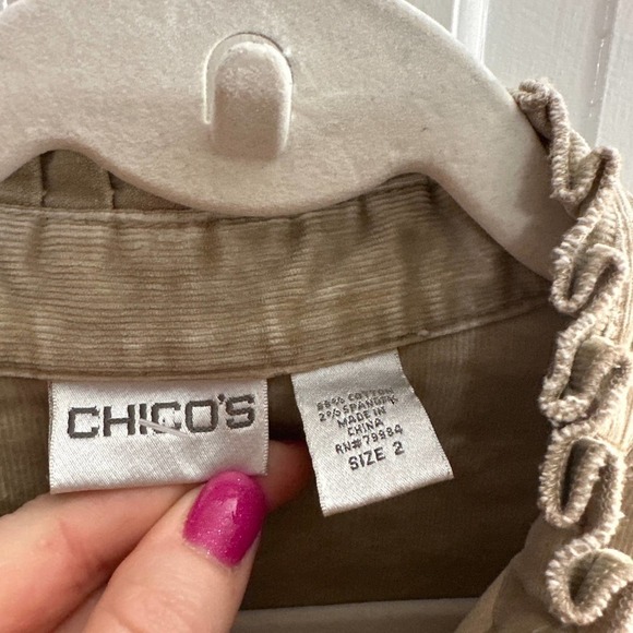 CHICO’S corduroy jacket - Picture 2 of 3